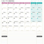 October French Calendar Amie Lynnet