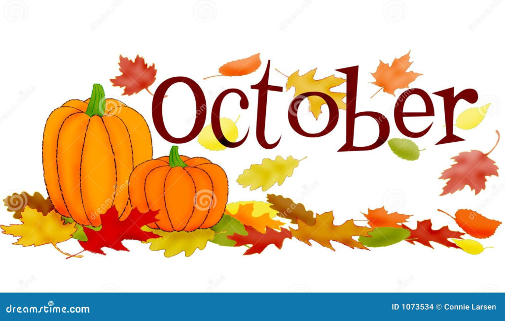 October Pictures Clip Art