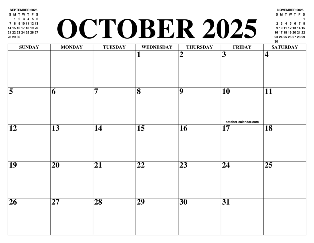 October To November Calendar 2025 Aya Dewal