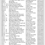 Old Forge Calendar Of Events