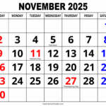 Open November 2025 Calendar Shane T Lewis