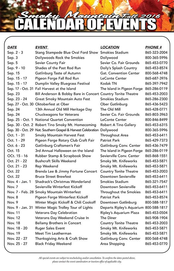 Pigeon Forge Calendar Of Events July 2025 Dates Levi K Hague