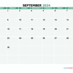 Print 2024 September Calendar Printable 2021 April 2024 Calendar With