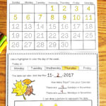 Print Digital Calendar Activities For November For Google Classroom