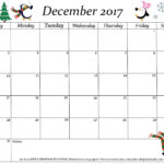 Printable Blank December Calendar