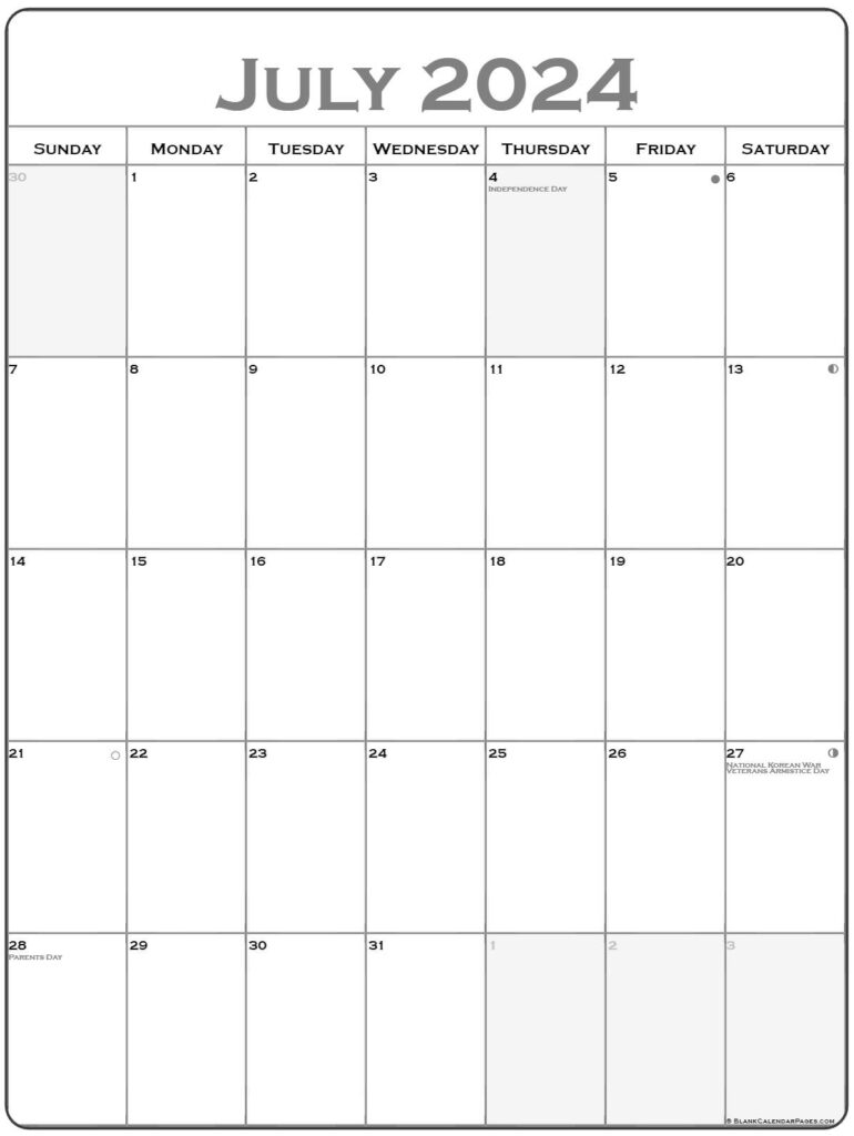 Printable Calendar 2025 July Free Printable Stephanie K Margaret
