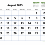 Printable Calendar August 2025 To July 2025 Cooper E Aslatt