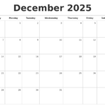 Printable Calendar December 2025 Landscape Free Printable Nicholas L