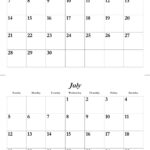 Printable Calendar For June July And August 2025 Molly J Tivey