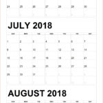 Printable Calendar June July August Printable Templates