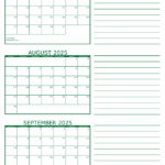 Printable Calendar June September 2025 Callum A Delamothe