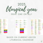 Printable Catholic Liturgical Calendar Liturgical Calendar Printable