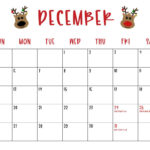 Printable December Calendar