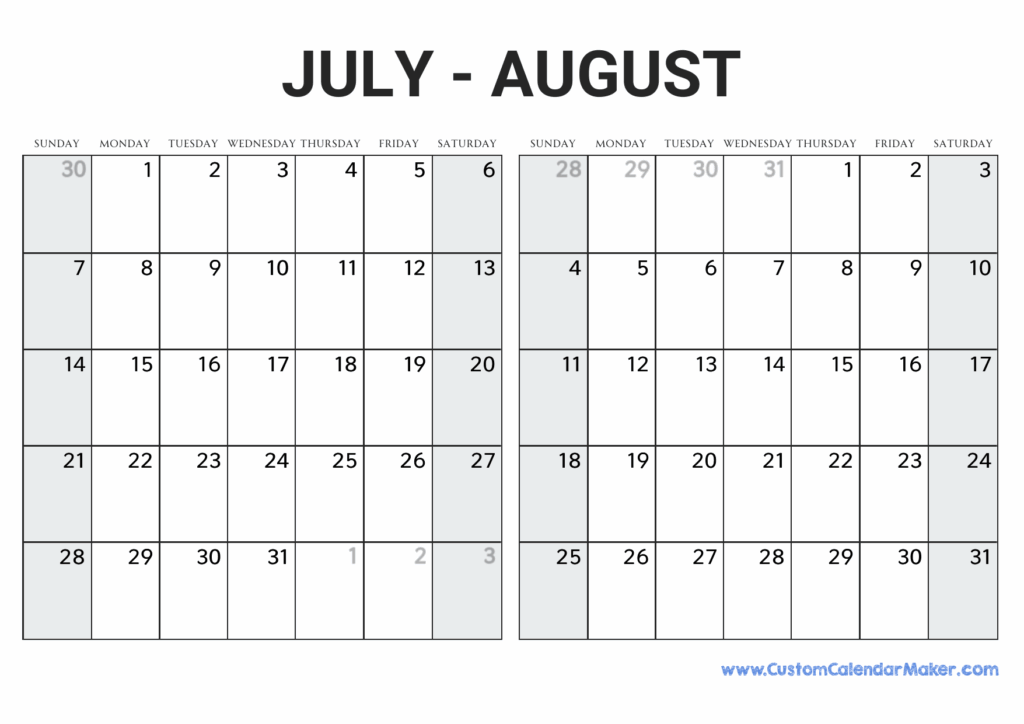 Printable June July August 2024 Calendar Free Ester Janelle