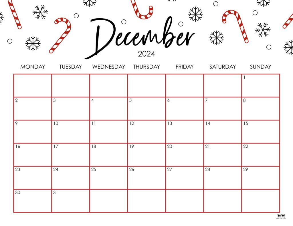 Printable Pdf December 2024 Calendar Pdf Corey Donella