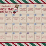 Random Acts Of Kindness Calendar December 2024 Free Flory Jilleen