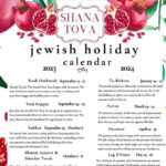 Rosh Hashanah Hebrew Calendar Printable Calendars AT A GLANCE