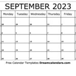 September 2023 Calendar Free Printable With Holidays And Observances