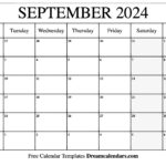 September 2024 Calendar Template Free Download Berty Chandra