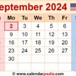 September 2024 Calendar Templates For PDF Excel And Word
