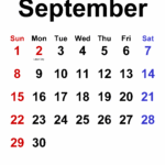 September 2024 Calendar Templates For PDF Excel And Word