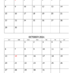 September And October 2024 Calendar Calendar Quickly