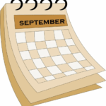 September Calendar Clip Art At Genharlemblog Blog