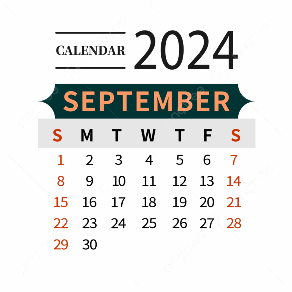September Calendar Png Prntbl concejomunicipaldechinu gov co