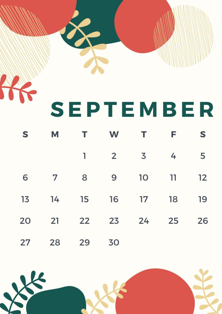 September Calendar Theme Ideas