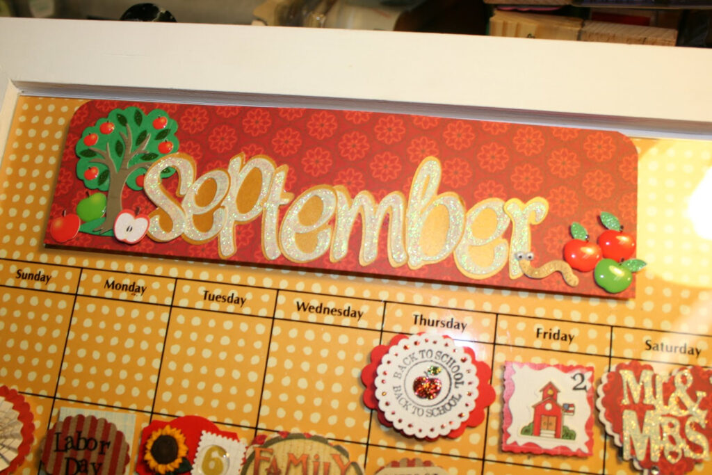September Calendar Themes