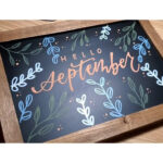 September Chalkboard Calendar Ideas