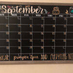 September Chalkboard Calendar Ideas