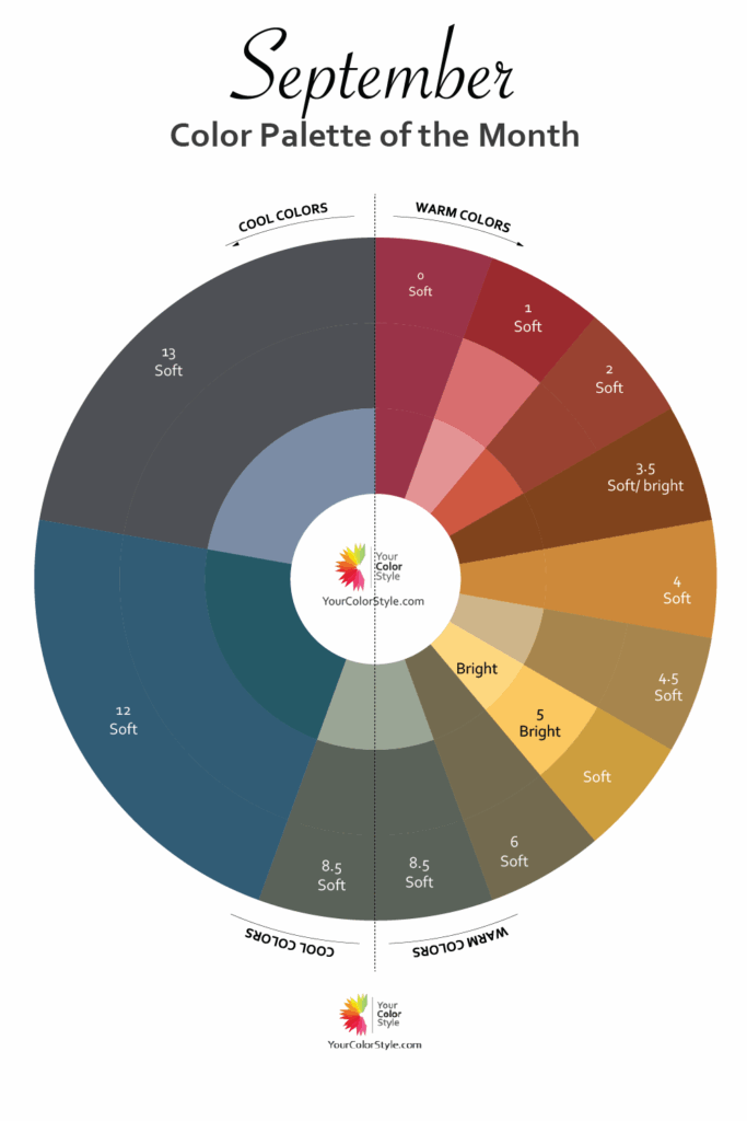 September Color Palette Of The Month 2022 September Colors Color 