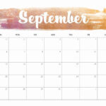 September Free Printable Calendar You Will Find September 2023