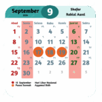 September Islamic Calendar 2025 Tally Doretta