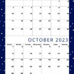September October Calendar Printable