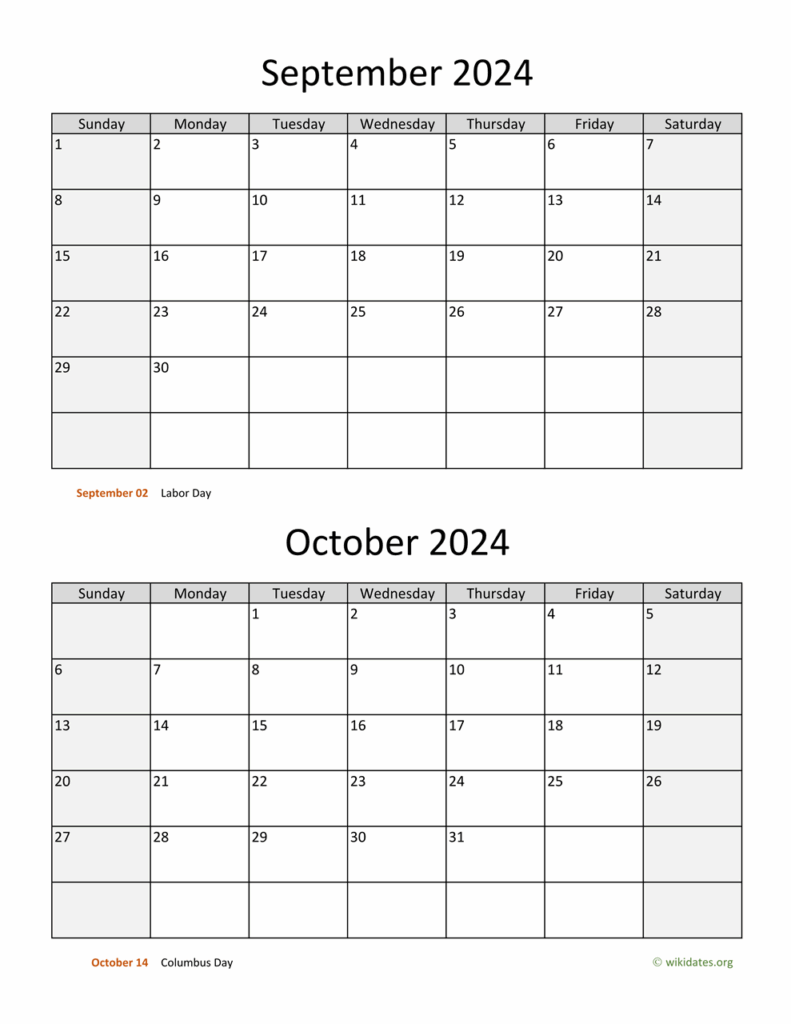 September October November 2024 Calendar Printable Calendar Nedi Vivienne