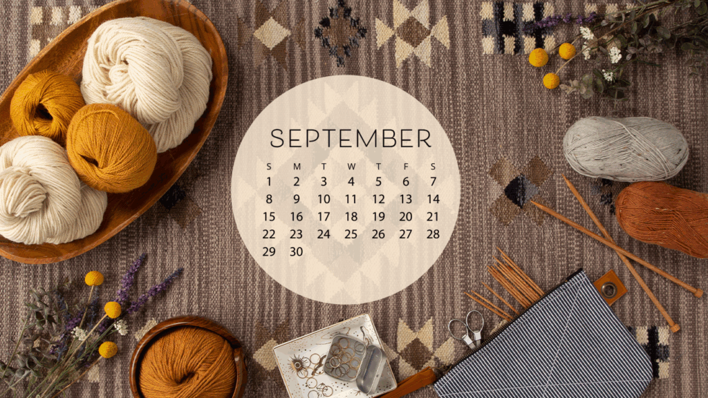 September Wall Calendar Leta Merrilee