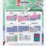 Six Flags Calendar California Shel Lilian