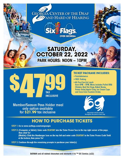 Six Flags October Calendar Lark Devinne