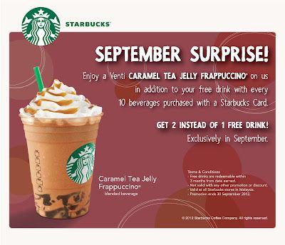 Starbucks Card Starbucks Drinks Starbucks Promotion Frappuccino 