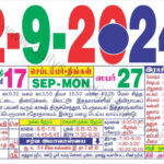 Tamil Calendar September 2024 2024