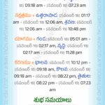 Telangana Panchangam November 18 2023 Telugu Calendar Daily
