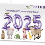 Telus Celebrates 25 Years In Its Free 2025 Calendar Offer IPhone In