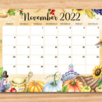 Thanksgiving Planner Happy Thanksgiving Monthly Calendar Planner