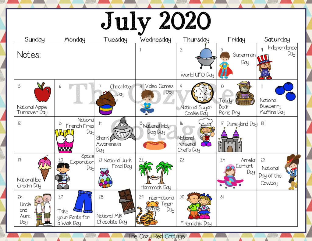 The Cozy Red Cottage 25 Fun And Quirky Holidays To Celebrate In July