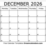 The December 2026 Calendar A Glimpse Into The Future Keira Blakeney
