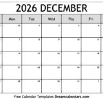 The December 2026 Calendar A Glimpse Into The Future Keira Blakeney