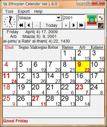 The Ethiopian Calendar