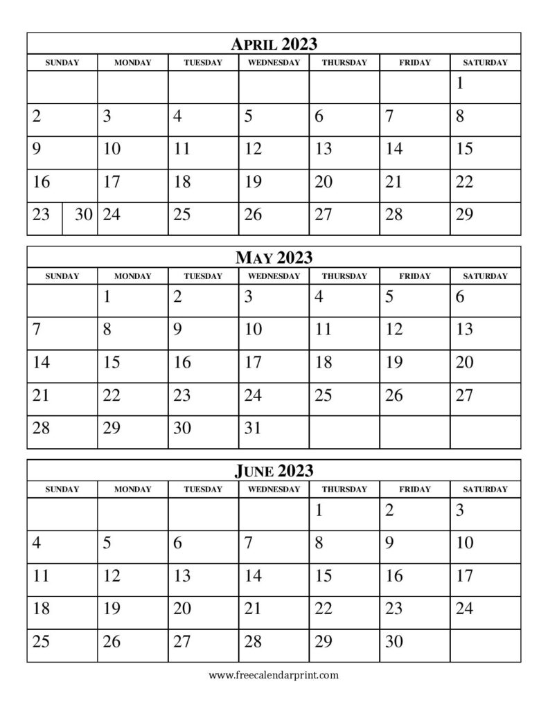 Three Month Calendar April May June 2024 June 2024 Calendar With 